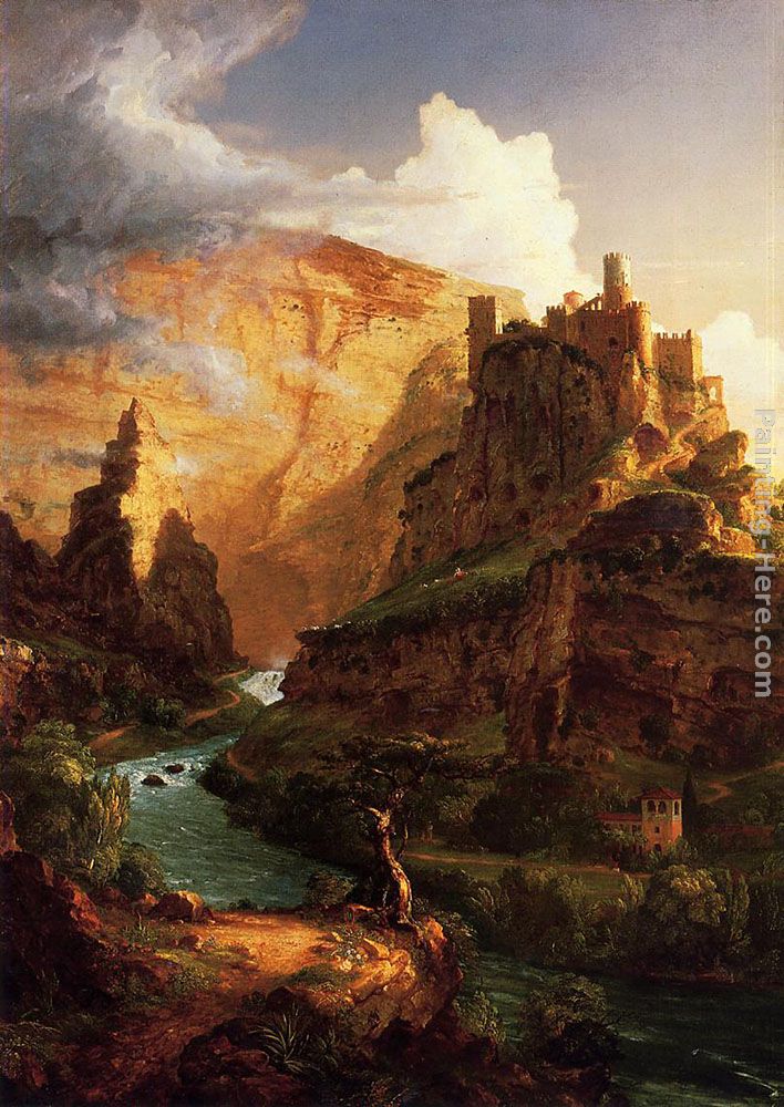 Valley of the Vaucluse painting - Thomas Cole Valley of the Vaucluse art painting